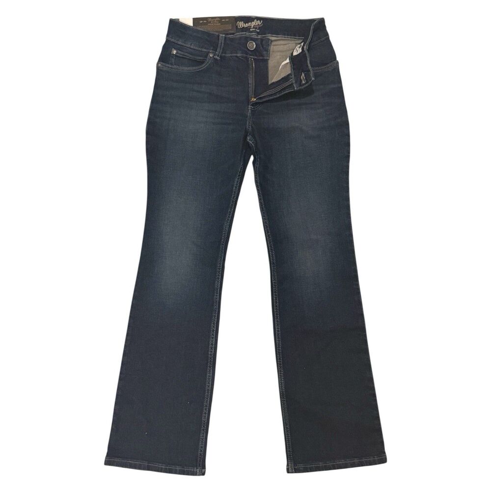 Bootcut Wrangler Jeans NWT Womens 9x32 Retro Mae Dark Wash Mid Rise Stretch